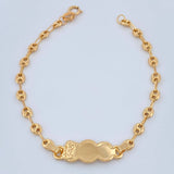 Pulso Bebé Placa Angelito Gc 1.75gr / 6 in / 3.44mm Oro Amarillo 18K % Pulso Bebé Placa Angelito Gc 1.75gr / 6 in / 3.44mm Oro Amarillo 18K %