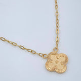 Cadena Trebol Cajon 3gr / 17 1/2 in / 1.77mm Oro Amarillo 18K % Cadena Trebol Cajon 3gr / 17 1/2 in / 1.77mm Oro Amarillo 18K %