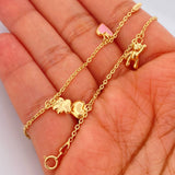 Tobillera Aro Seguido  3.6gr / 10 1/4 in / 1.25mm Oro Amarillo 18K & Tobillera Aro Seguido  3.6gr / 10 1/4 in / 1.25mm Oro Amarillo 18K &