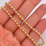 Cadena Militar 17.7gr / 24 1/2 in / 3mm Oro Amarillo 18K % Cadena Militar 17.7gr / 24 1/2 in / 3mm Oro Amarillo 18K %