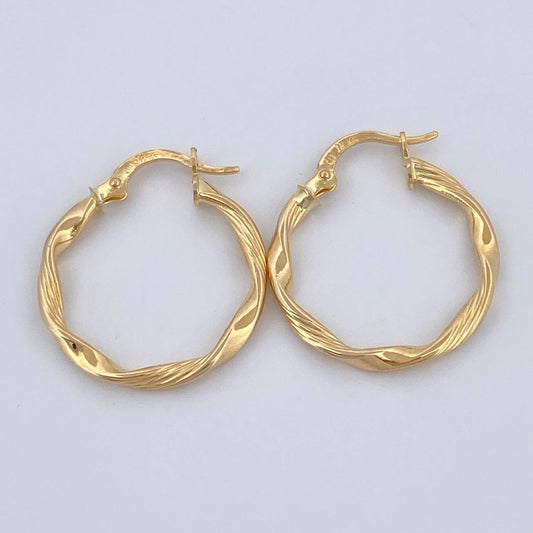 Candongas Asby 1.5gr / 1 in / Oro Amarillo 18K %