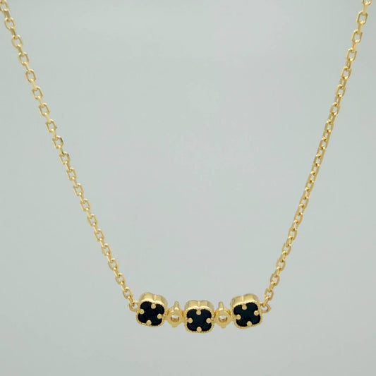 Cadena Trebol Aro Seguido 4gr / 17 3/4 in / 0.5mm Oro Amarillo 18K %