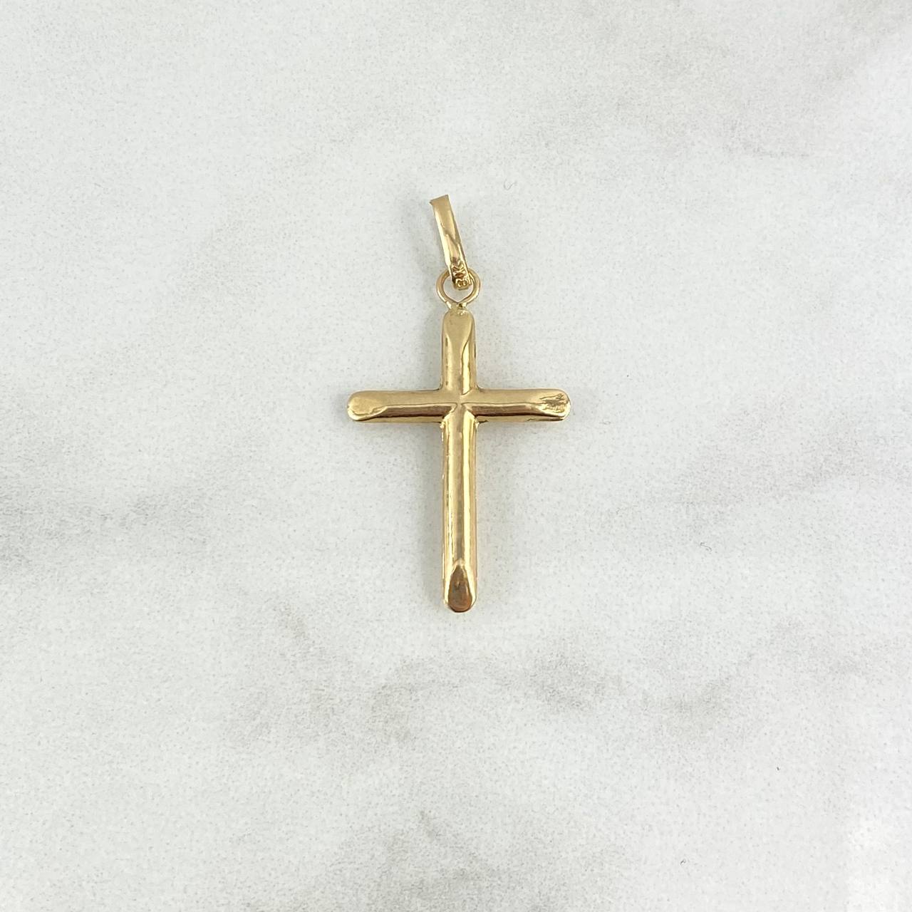 Dije Cruz 0.8gr / 1 1/2 in / Oro Amarillo 18K ! Dije Cruz 0.8gr / 1 1/2 in / Oro Amarillo 18K !