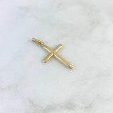Dije Cruz 0.8gr / 1 1/2 in / Oro Amarillo 18K ! Dije Cruz 0.8gr / 1 1/2 in / Oro Amarillo 18K !