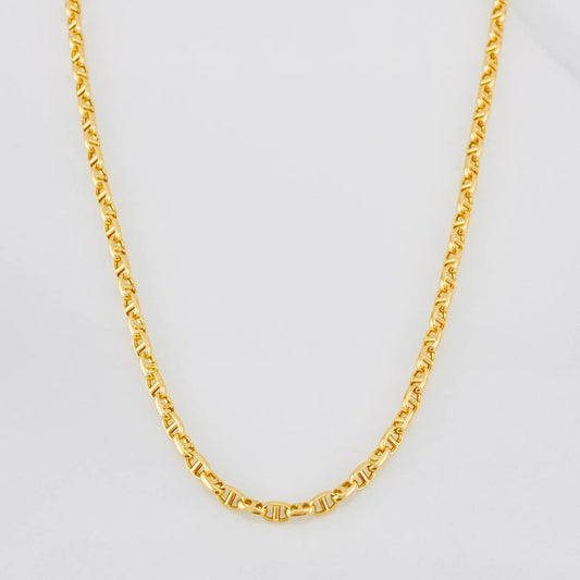 Cadena GC 4.9g / 24 in / 2.4mm Oro Amarillo 18K