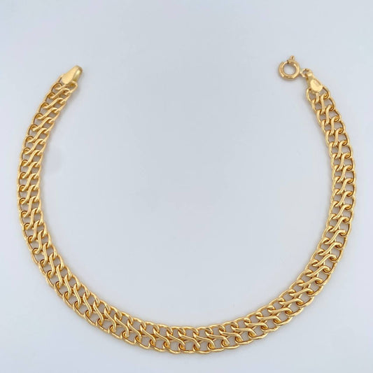 Pulso Sedusa 3.35gr / 7 1/4 in / 5.6mm Oro Amarillo +3 18K &