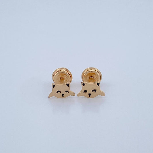 Topos Gato 0.7gr / 6.96mm Oro Amarillo 18K %