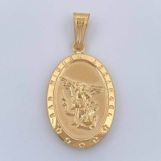 Dije San Miguel 3.65gr / 1 3/4 in / Oro Amarillo 18K $