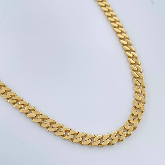 Cadena Cubana Monaco 18.4gr / 24 1/4 in / 4.77mm Oro Amarillo +4 18K %