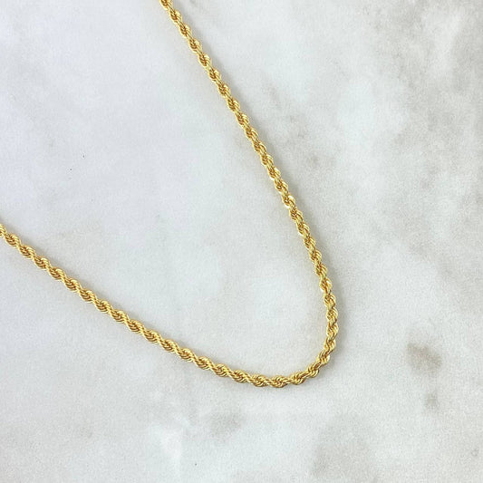 Cadena Lazo 2.8gr / 19 3/4 in / 2.1mm Oro Amarillo +3 18K