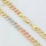 Cadena Cubana 20gr / 23 1/2 in / Tres Oros 14K Italy Cadena Cubana 20gr / 23 1/2 in / Tres Oros 14K Italy