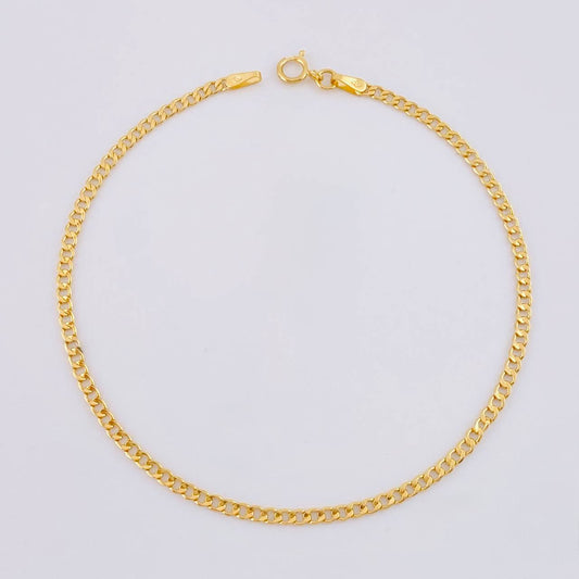 Cuban Links Bracelet 0.8g / 7 1/2 in / 2mm 18K Yellow Gold (Offer)