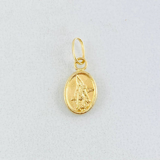 Dije San Miguel Arcangel 0.25gr / 1/2 in / Oro Amarillo 18K *