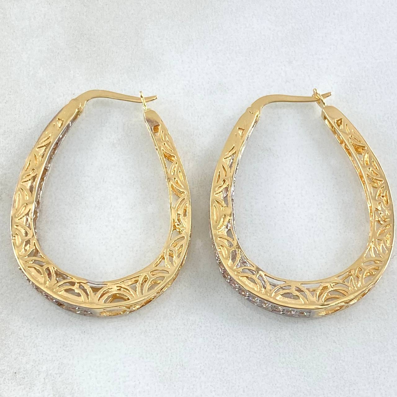 Hoop Earrings Yiyi 10.3gr / 3.5cm / 18K Gold Hoop Earrings Yiyi 10.3gr / 3.5cm / 18K Gold