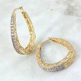 Hoop Earrings Yiyi 10.3gr / 3.5cm / 18K Gold Hoop Earrings Yiyi 10.3gr / 3.5cm / 18K Gold