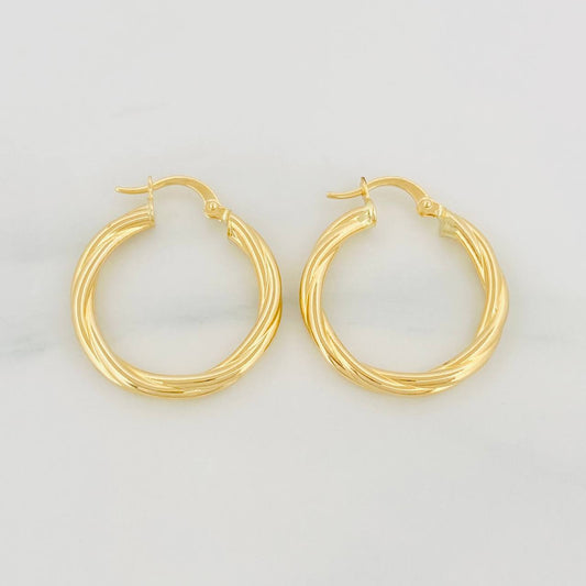 Candongas Mary 2.7g / 1 in Oro Amarillo 18K