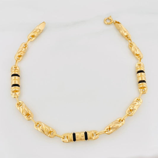 Pulso Rustico 6.05 g / 8 1/4 in / 5 mm Oro Amarillo 18K