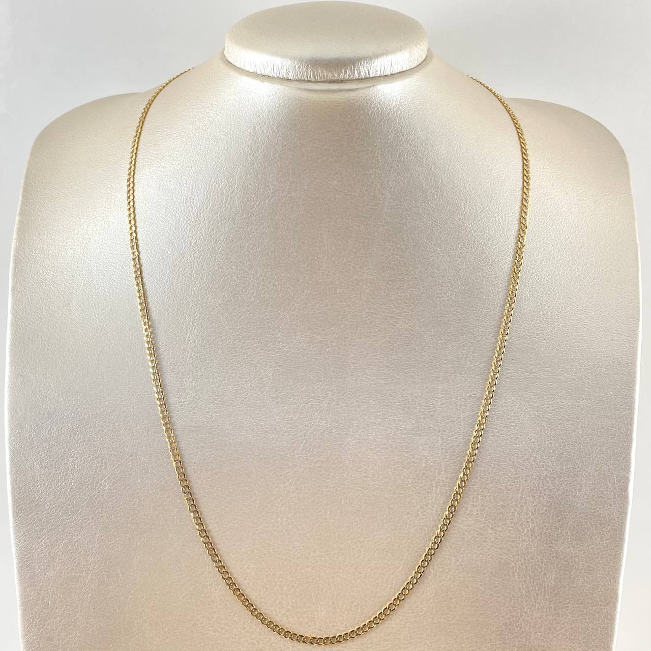 Cuban Links 5.95gr / 21 3/4 in / Two Tone Yellow White 18K +3 Cuban Links 5.95gr / 21 3/4 in / Two Tone Yellow White 18K +3