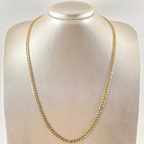 Cuban Links 15.05gr / 21 3/4 in / Two Tone Yellow White +3 18K Cuban Links 15.05gr / 21 3/4 in / Two Tone Yellow White +3 18K