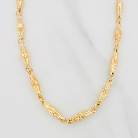 Cadena Dubai 8.8g / 24 in / 3.6mm Oro Amarillo 18K