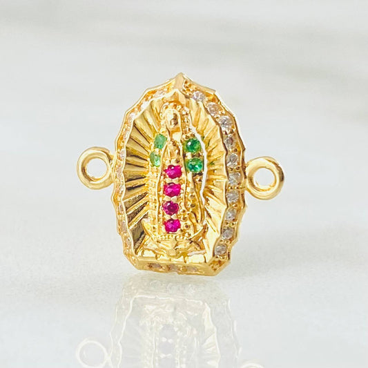 Herraje Virgen Guadalupe 1.05gr / 1/2 in / Oro Amarillo 18K *