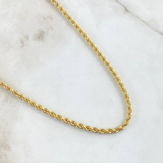 Cadena Lazo 7.9gr / 23 1/2 in / Oro Amarillo +3 18K