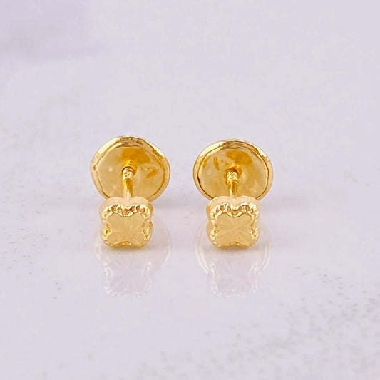 Topos Trebol 0.4g / in / 3.5mm Oro Amarillo 18K