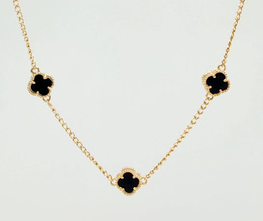 Cadena Trebol Aro Seguido 8.35gr / 15 3/4 in / 7mm Oro Amarillo Nac.Esp. 18K