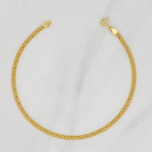 Bracelet China 1.55g / 8 1/4 in / 2.47mm Yellow Gold 18K