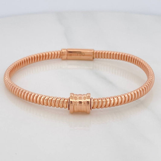Pulso Aro Tubogas 14.55g / 6 3/4 in / 4.35mm Oro Rosa 18K