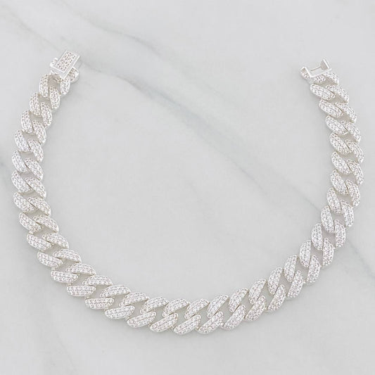 Pulso Cubano 16.75g / 7 in / 8mm Plata 925