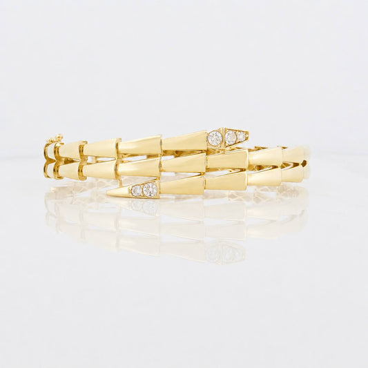 Pulso Espiga 16.65g / 6 3/4 in / 12mm Oro Amarillo 18K
