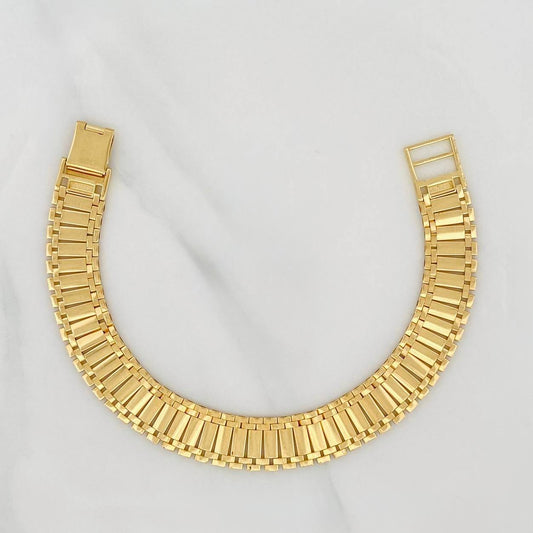Bracelet Strap 16.55g / 6 3/4 in / 11.5mm Yellow Gold 18K