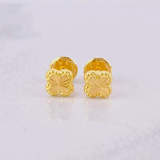 Topos Trebol 0.45g / in / 5mm Oro Amarillo 18K