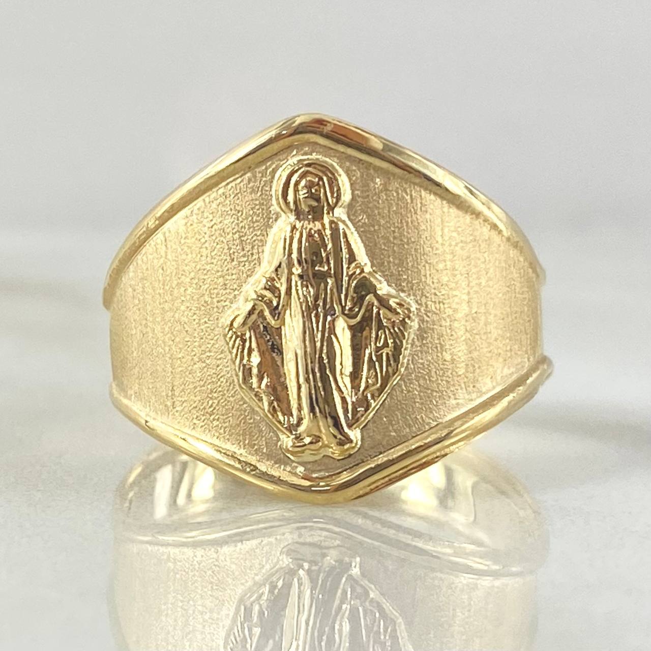 Anillo Virgen Milagrosa 2gr T8 3/4 Oro 18K1