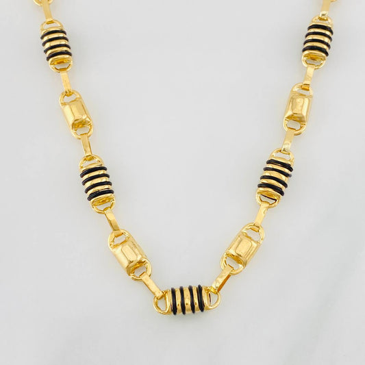 Cadena Rustica Barril 20.15g / 24 in / 5.8mm Oro Amarillo 18K