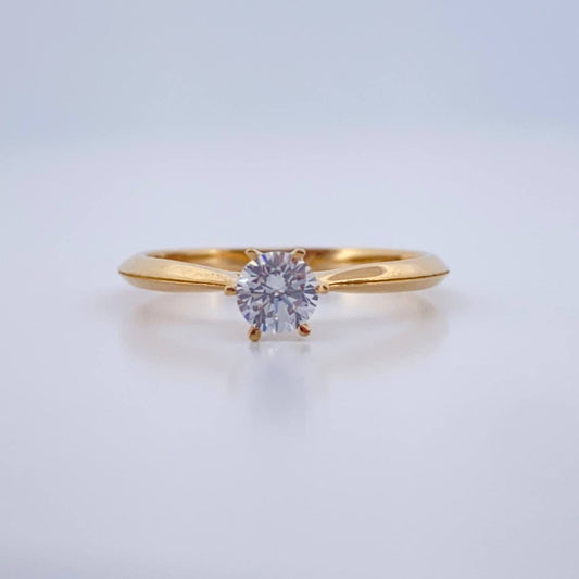 Anillo Puente 1.65gr / T4 1/2 / Oro Amarillo 18K %