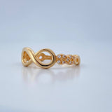 Anillo Infinito 2.7gr / T6 / Oro Amarillo 18K % Anillo Infinito 2.7gr / T6 / Oro Amarillo 18K %