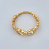 Anillo Infinito 2.7gr / T6 / Oro Amarillo 18K % Anillo Infinito 2.7gr / T6 / Oro Amarillo 18K %
