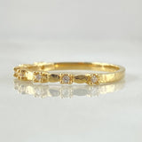 Anillo Puntos Morse 1.65gr / T6 1/2 / Oro 18K Anillo Puntos Morse 1.65gr / T6 1/2 / Oro 18K