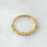 Anillo Puntos Morse 1.65gr / T6 1/2 / Oro 18K Anillo Puntos Morse 1.65gr / T6 1/2 / Oro 18K