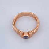 Anillo Cinturon 4.3gr / T7 / Oro Rosa 18K % Anillo Cinturon 4.3gr / T7 / Oro Rosa 18K %