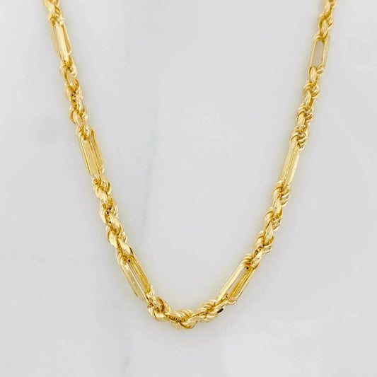 Special Rope Chain 7.95g / 24 in / 2.56mm Yellow Gold 18K