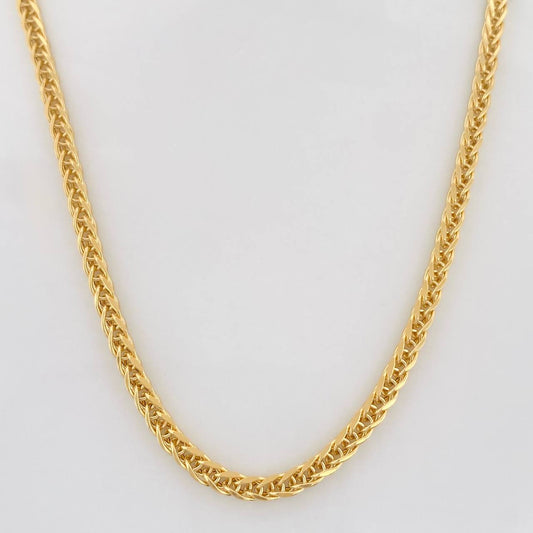 Cadena Franco 6.5g / 24 in / 2.3mm Oro Amarillo 18K