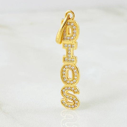 Pendant God 2.75gr / 1 1/2 in / Oro Amarillo 18K