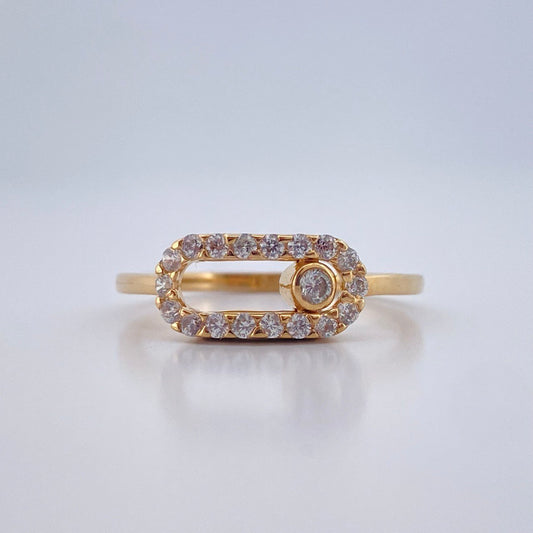 Anillo Niza 2.8gr / T7 1/4 / Oro Amarillo 18K %