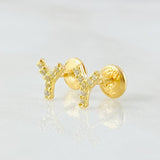 Topos Letra Y 0.7gr / 5mm Oro Amarillo 18K © Topos Letra Y 0.7gr / 5mm Oro Amarillo 18K ©