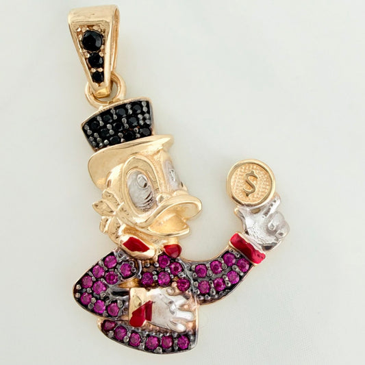 Dije Pato Inspirado 3.1gr / 1 1/4 in / Tres Oros 18K %