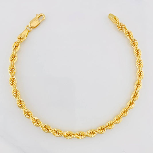Pulso Lazo 5.2g / 7 3/4 in / 3.3mm Oro Amarillo 18K