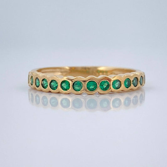 Anillo Burbujas 2.15gr / T7 / Oro Amarillo 18K &